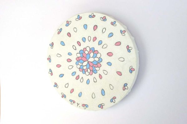 flowering-world a round shape painting